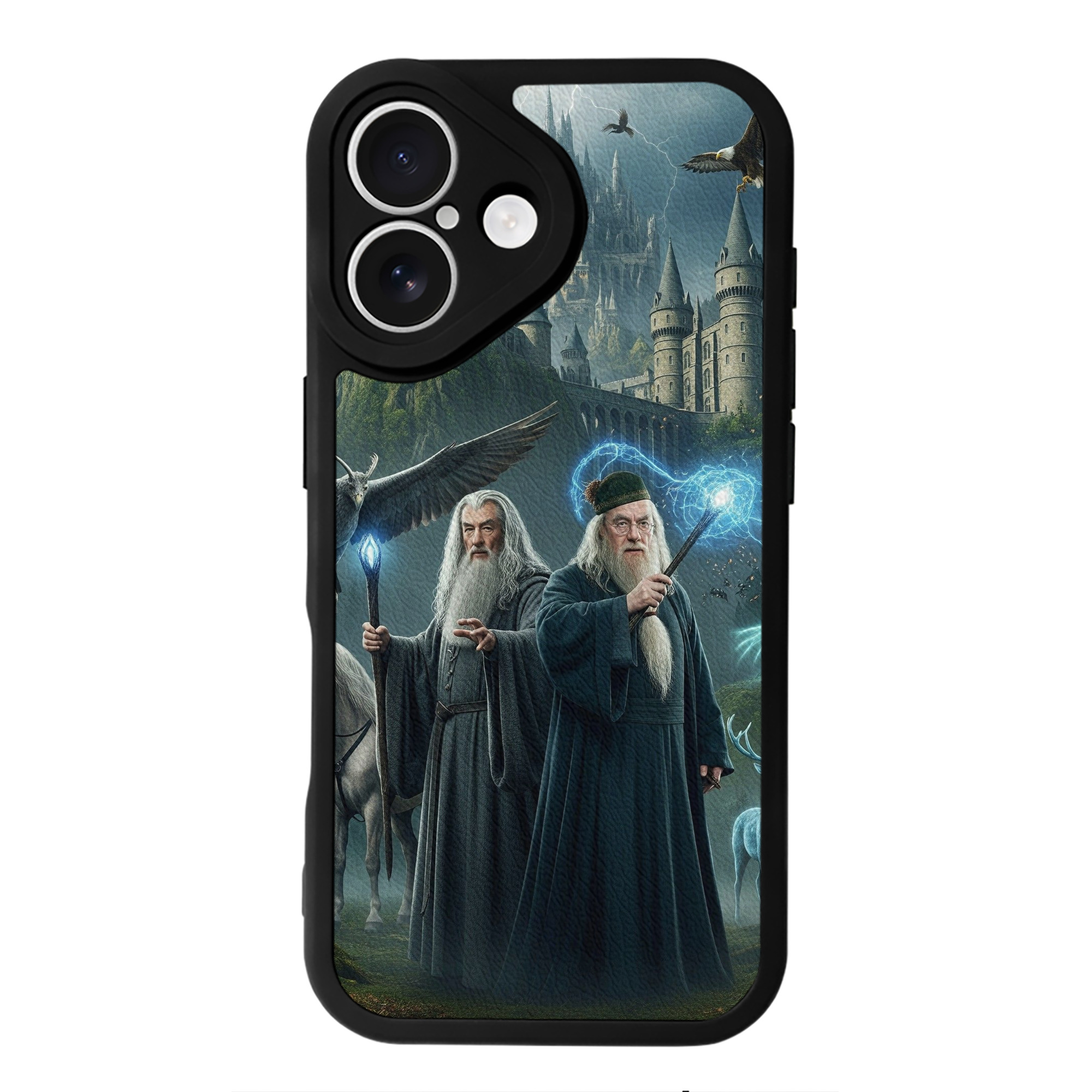 （画像用） Harry Potter ハリー・ポッターシリーズ 【iPhone 16シリーズ対応】シリコンスマホケース（レザー調） 材質：シリコン